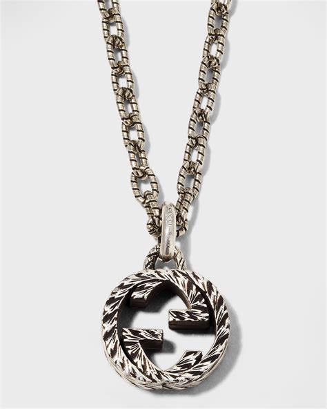 gucci snake necklace women's|gucci interlocking g pendant necklace.